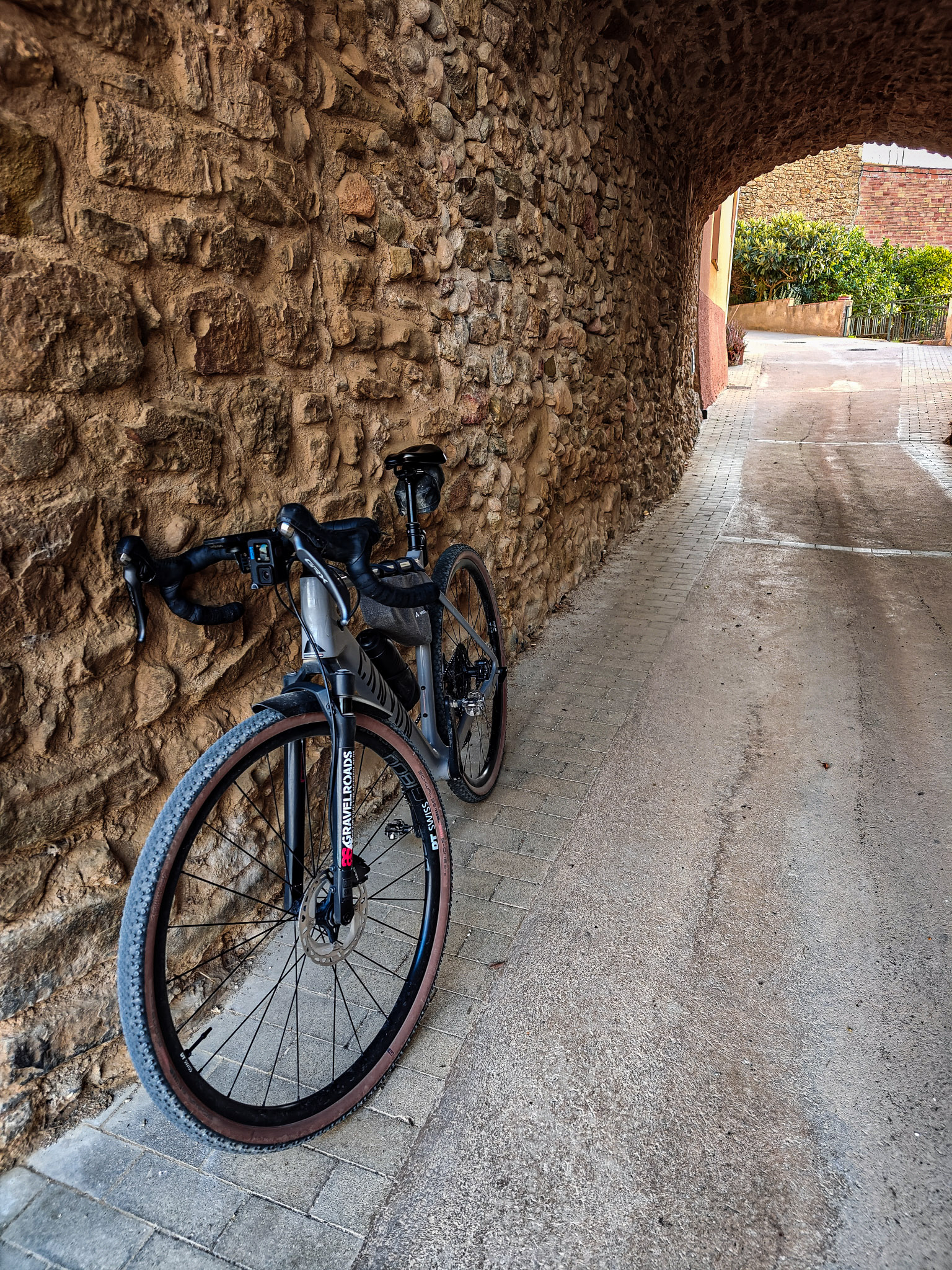 Gravelbike onderweg