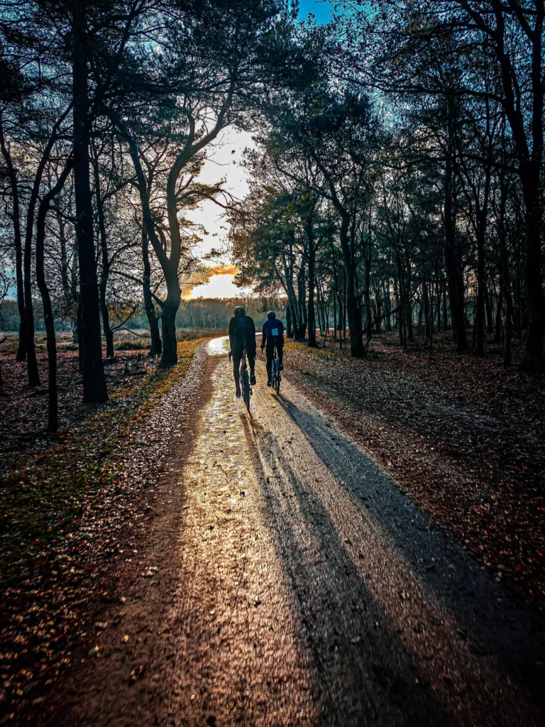 Gravelride door het Gooische Natuurreservaat.